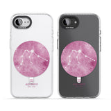 Aquarius Zodiac Transparent Design - Pink