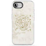Pisces Emblem - Solid Gold Marbled Design