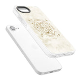 Pisces Emblem - Solid Gold Marbled Design