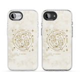 Pisces Emblem - Solid Gold Marbled Design