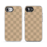 BEIGE CHECKERED