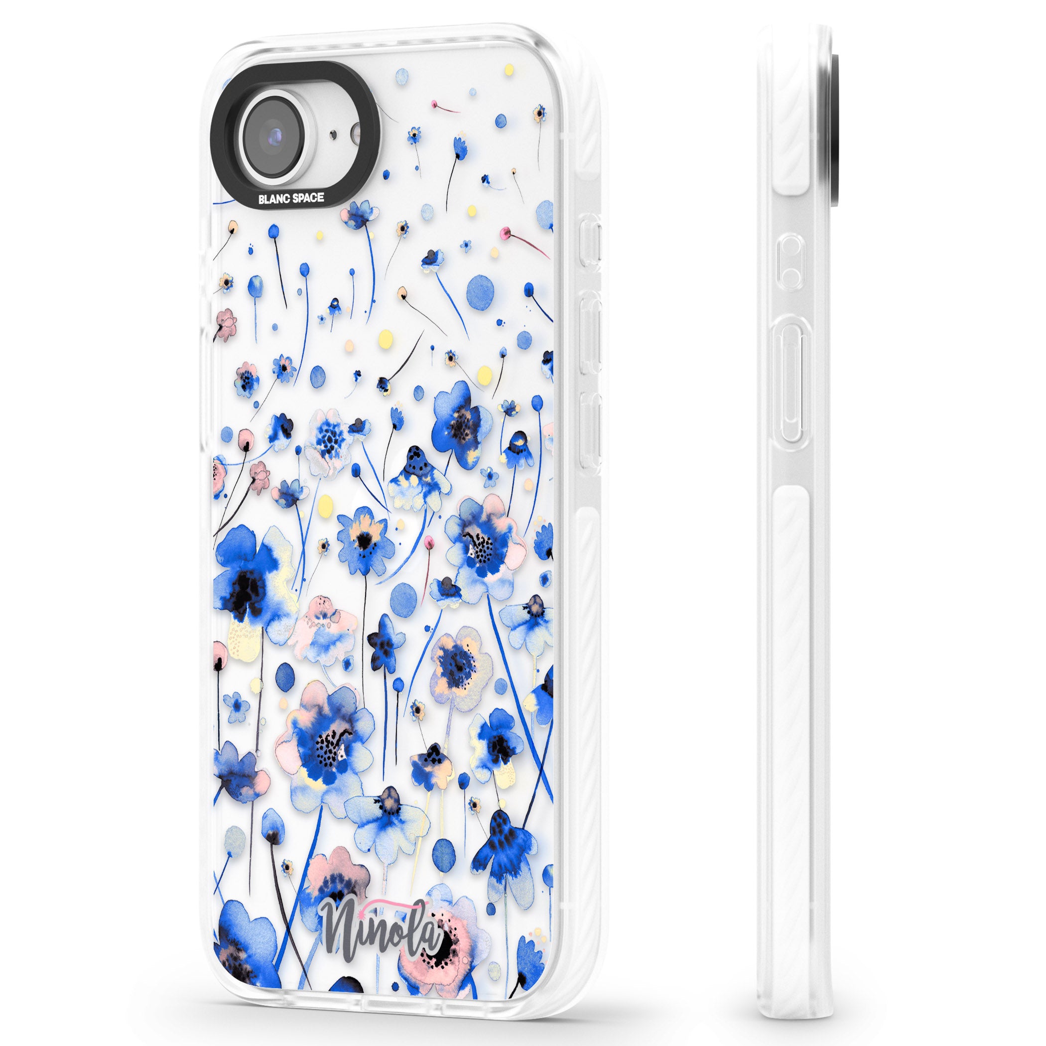 Ink Flowers Blue