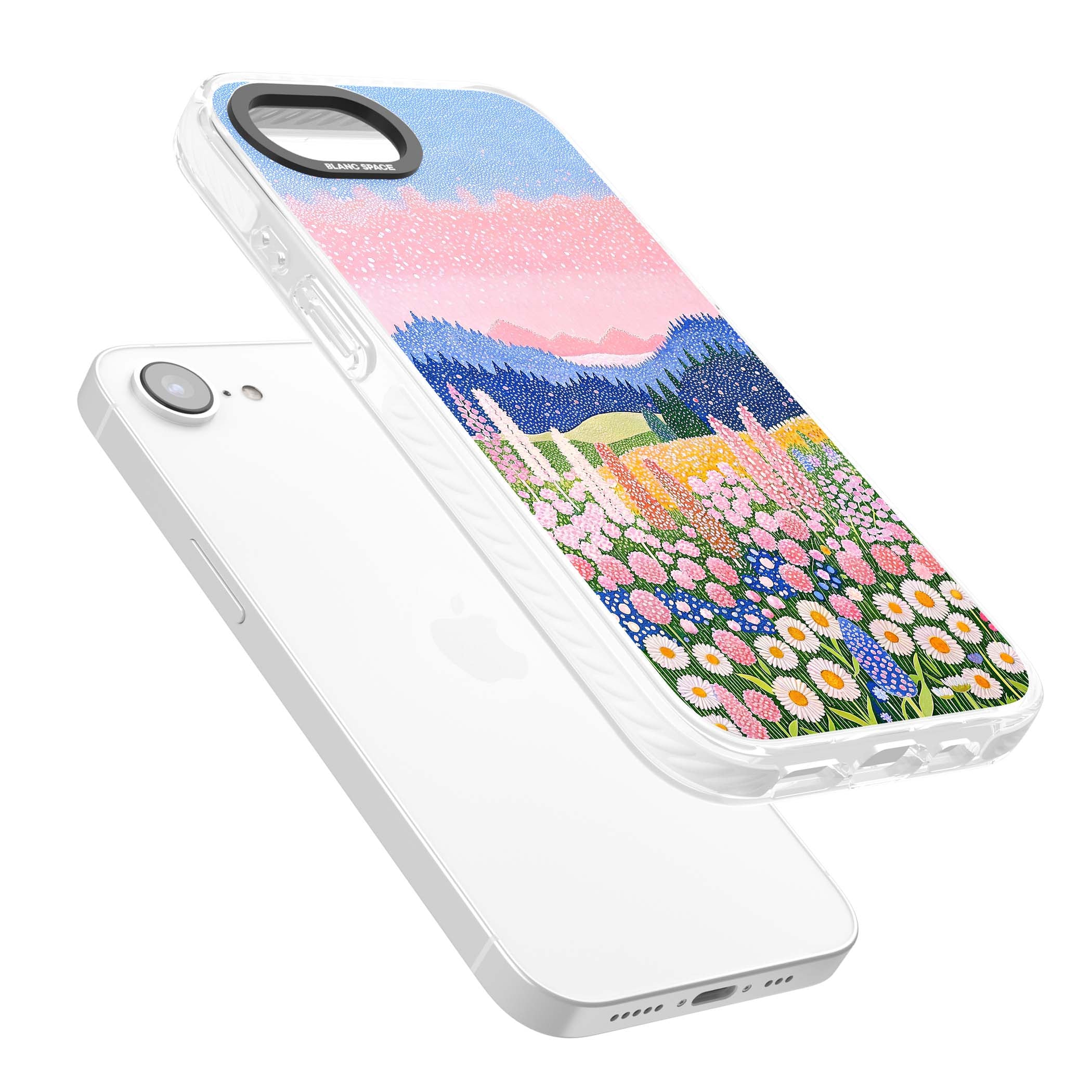 Valley Horizon cottagecore iPhone case | Clear Impact case for iPhone 16e, iPhone 17e