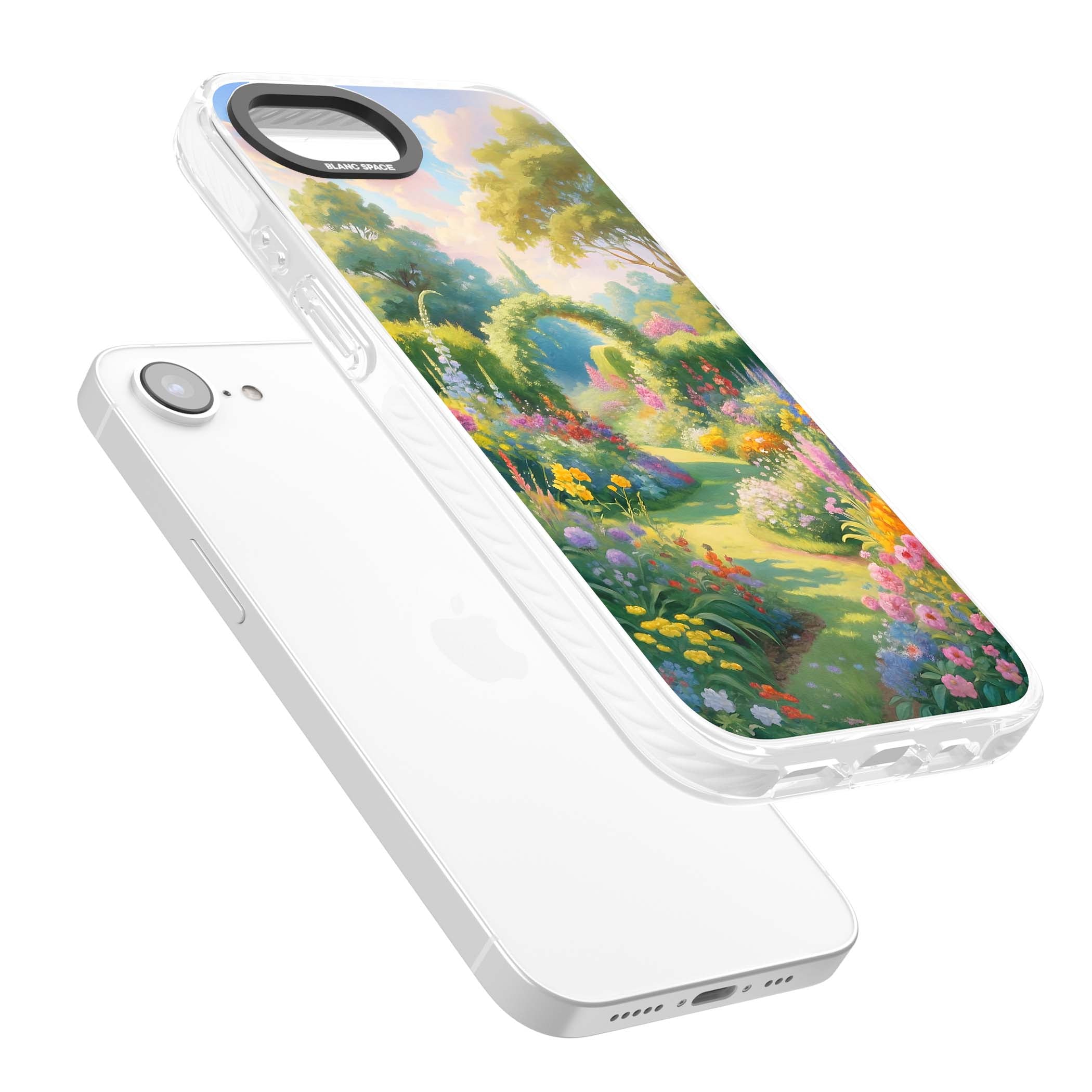 The Painter's Garden floral iPhone case | Clear Impact case for iPhone 16e, iPhone 17e
