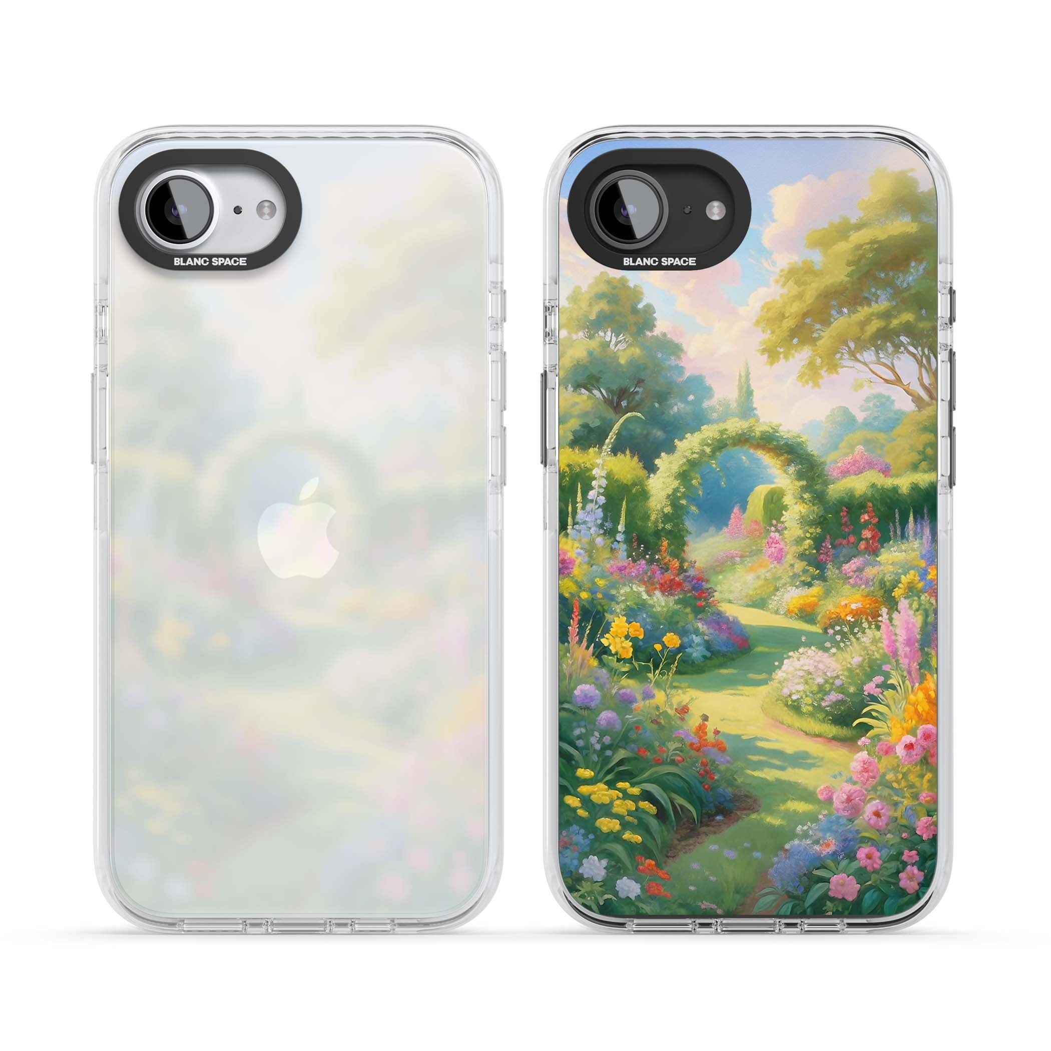 The Painter's Garden floral iPhone case | Clear Impact case for iPhone 16e, iPhone 17e