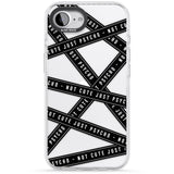 Caution Tape (Clear) Not Cute Just Psycho