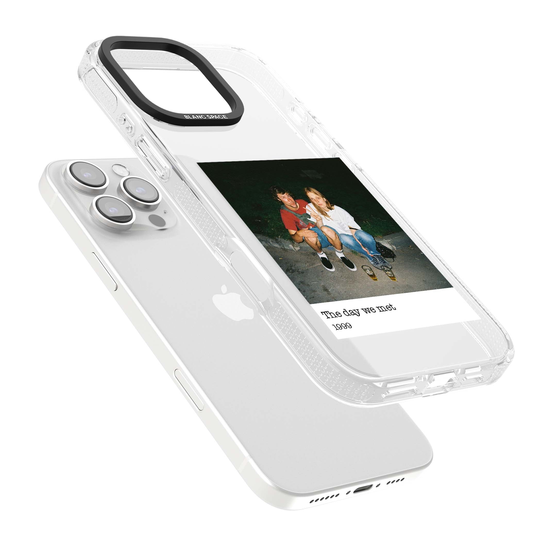 Photo Memory minimal iPhone case | Clear Case Impact Air case for iPhone 16 Pro, iPhone 16 Pro Max