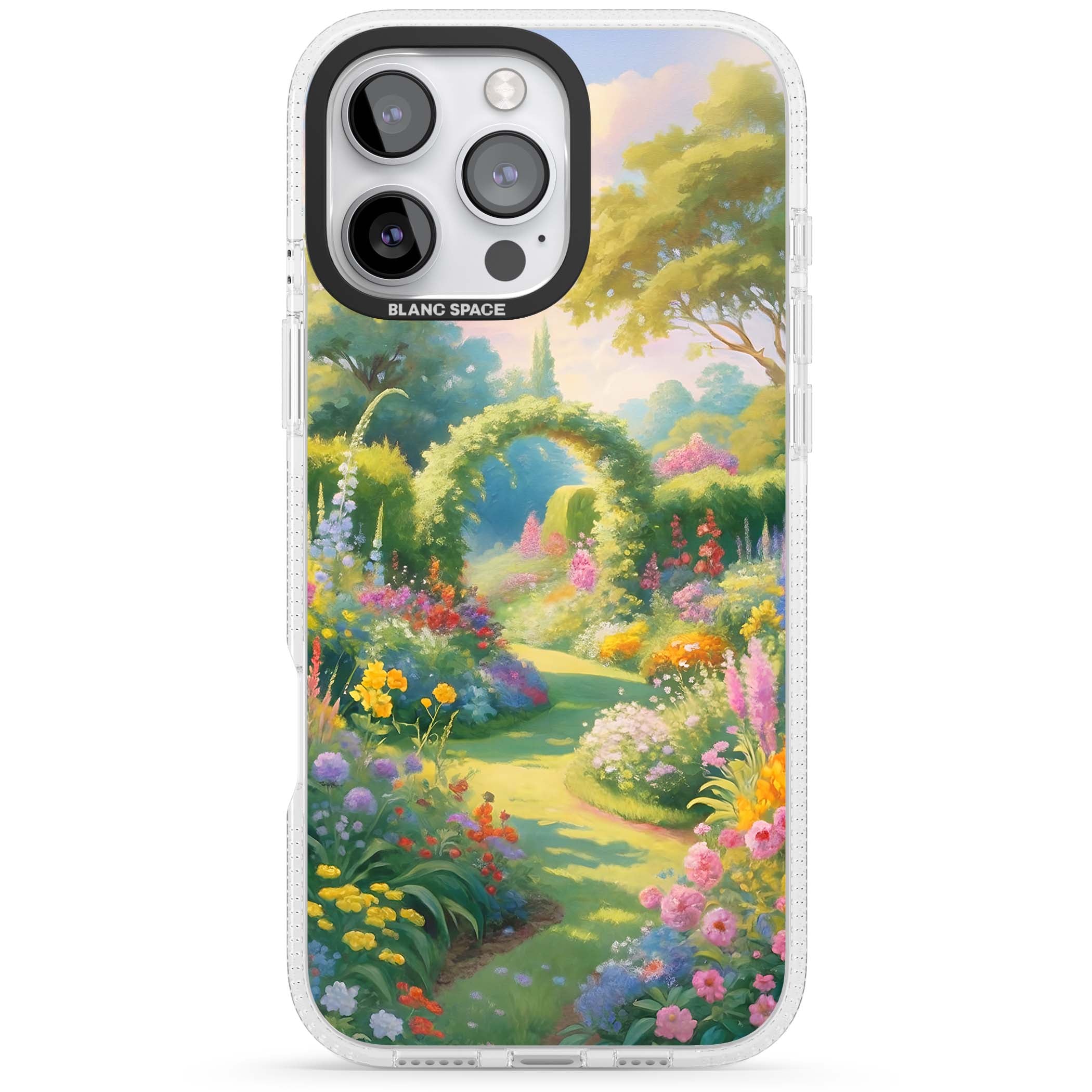 The Painter's Garden floral iPhone case | Clear Case Impact Air case for iPhone 16 Pro, iPhone 16 Pro Max