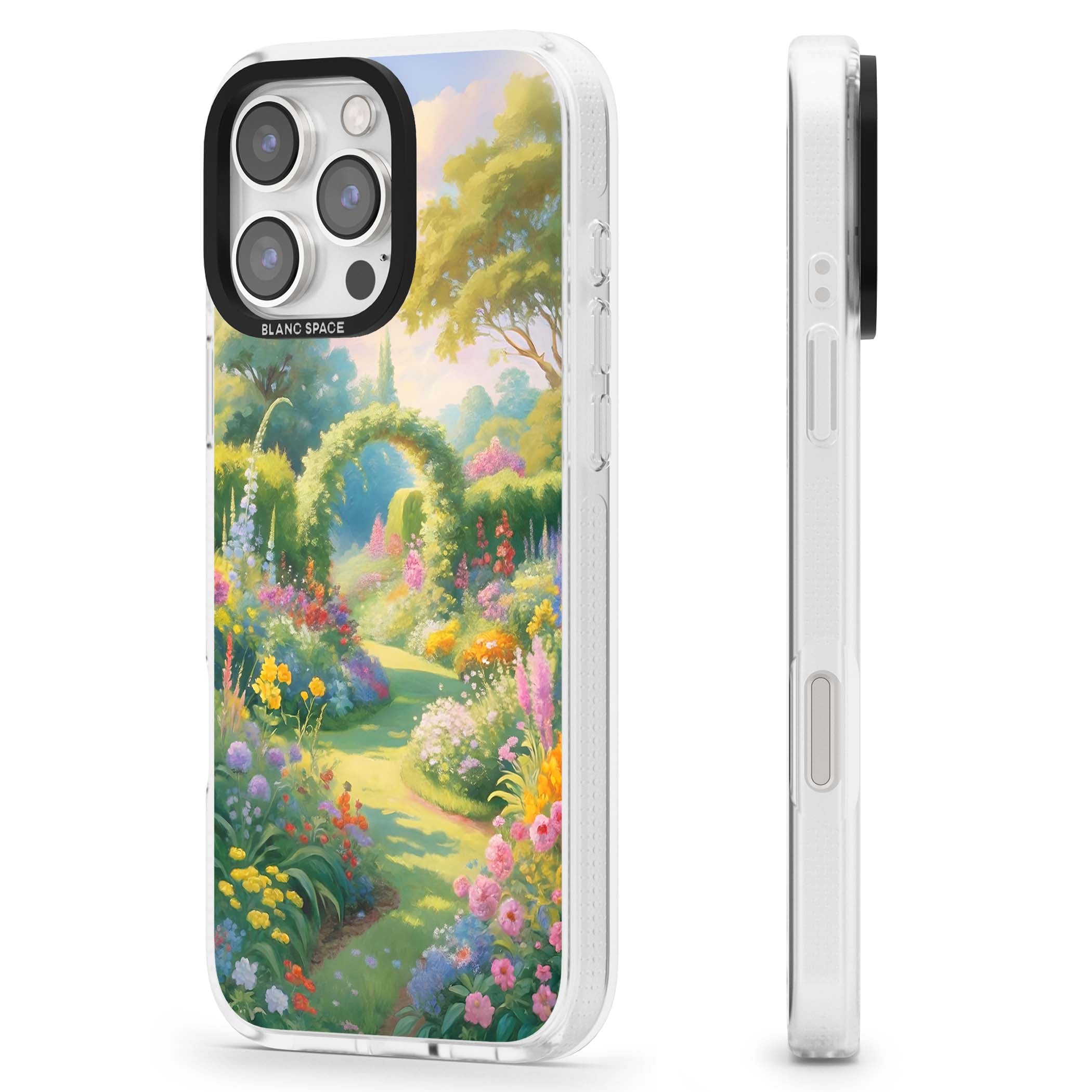 The Painter's Garden floral iPhone case | Clear Case Impact Air case for iPhone 16 Pro, iPhone 16 Pro Max