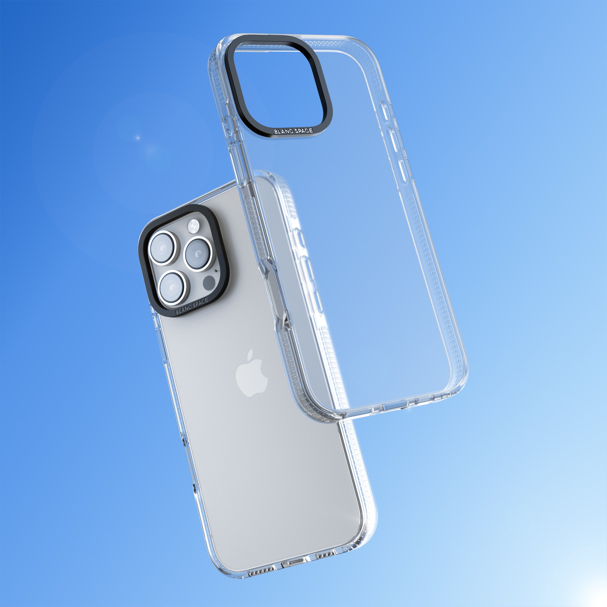 Zesty coastal iPhone case featuring illustrated Mediterranean lemons and citrus slices in golden yellow | Clear Case Impact Air case for iPhone 16 Pro, iPhone 16 Pro Max