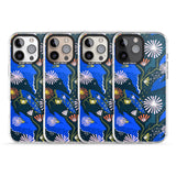 iPhone 16 Pro Max Dark Botanicals Abstract Pattern Black Impact Phone Case