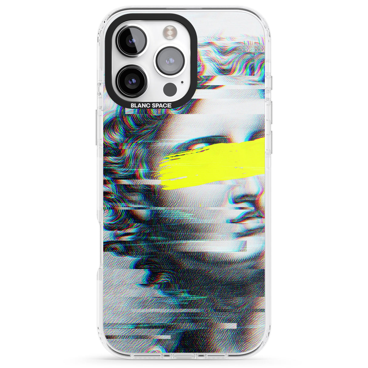 iPhone 16 Pro Max GLITCHED FRAGMENT Black Impact Phone Case