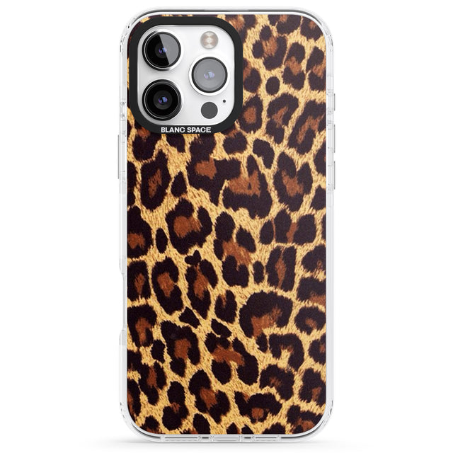 iPhone 16 Pro Max Gold Leopard Print Black Impact Phone Case