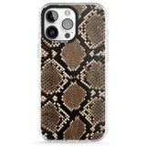 iPhone 16 Pro Max Snakeskin Black Impact Phone Case