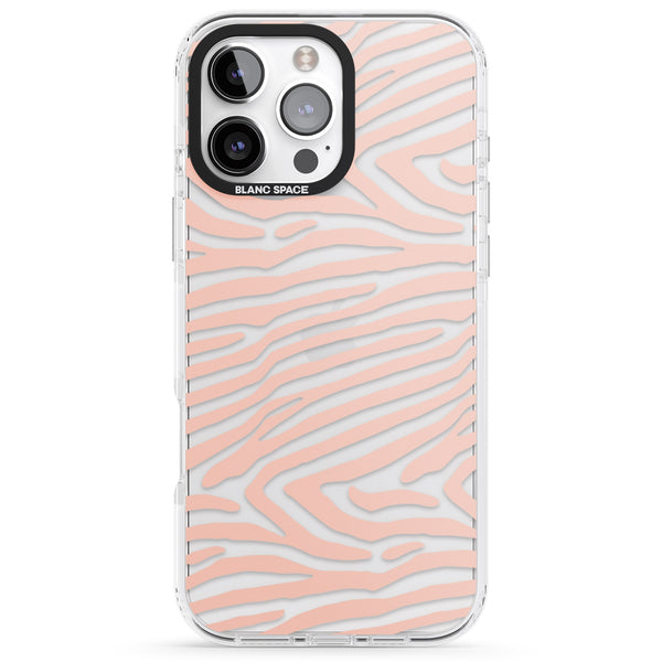 Horizontal Zebra Stripes Transparent Animal Print