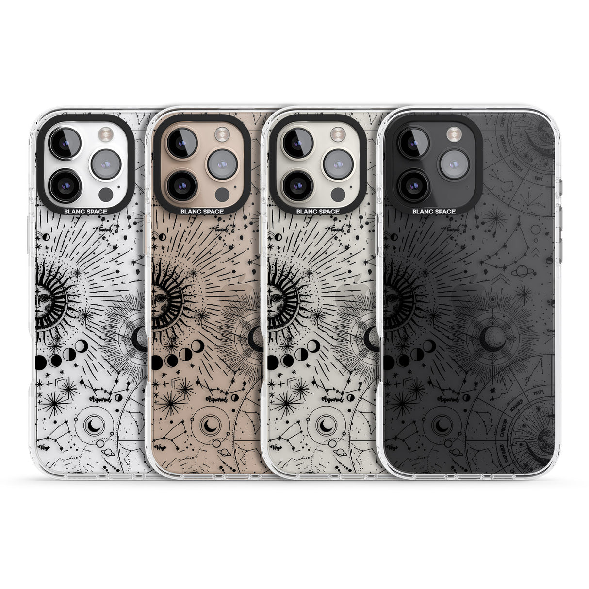 iPhone 16 Pro Max Suns & Constellations Astrological Black Impact Phone Case