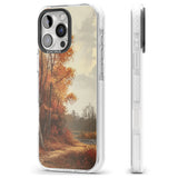 Vintage Autumn Oil Painting Impact Phone Case for iPhone 16 Pro, iPhone 16 Pro Max