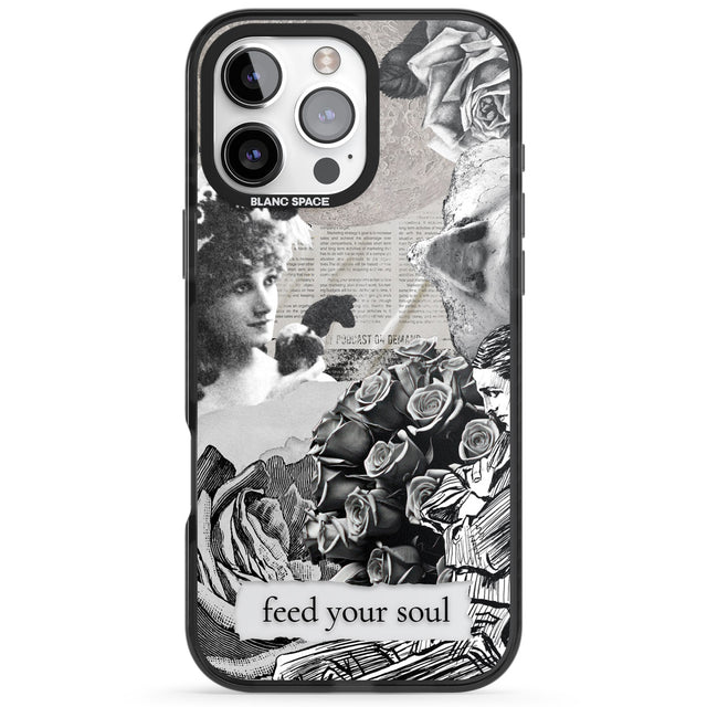 Feed Your Soul Black Impact Phone Case for iPhone 16 Pro, iPhone 16 Pro Max