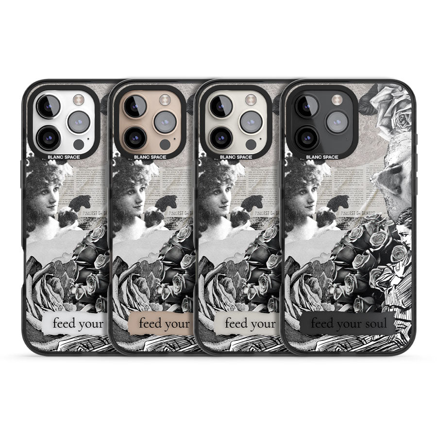 Feed Your Soul Black Impact Phone Case for iPhone 16 Pro, iPhone 16 Pro Max