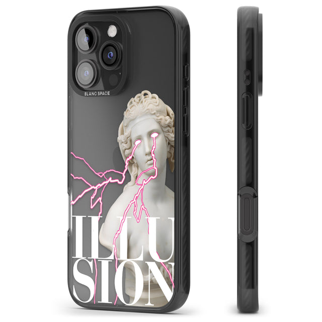 iPhone 16 Pro Max ILLUSION Black Impact Phone Case