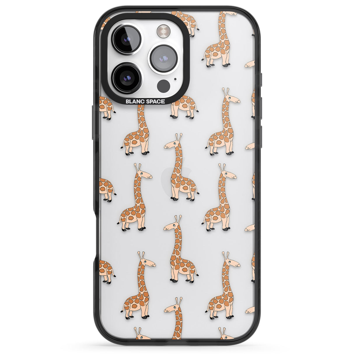 Cute Giraffe Pattern Clear