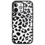 iPhone 16 Pro Max Rar Leopard Print White Black Impact Phone Case