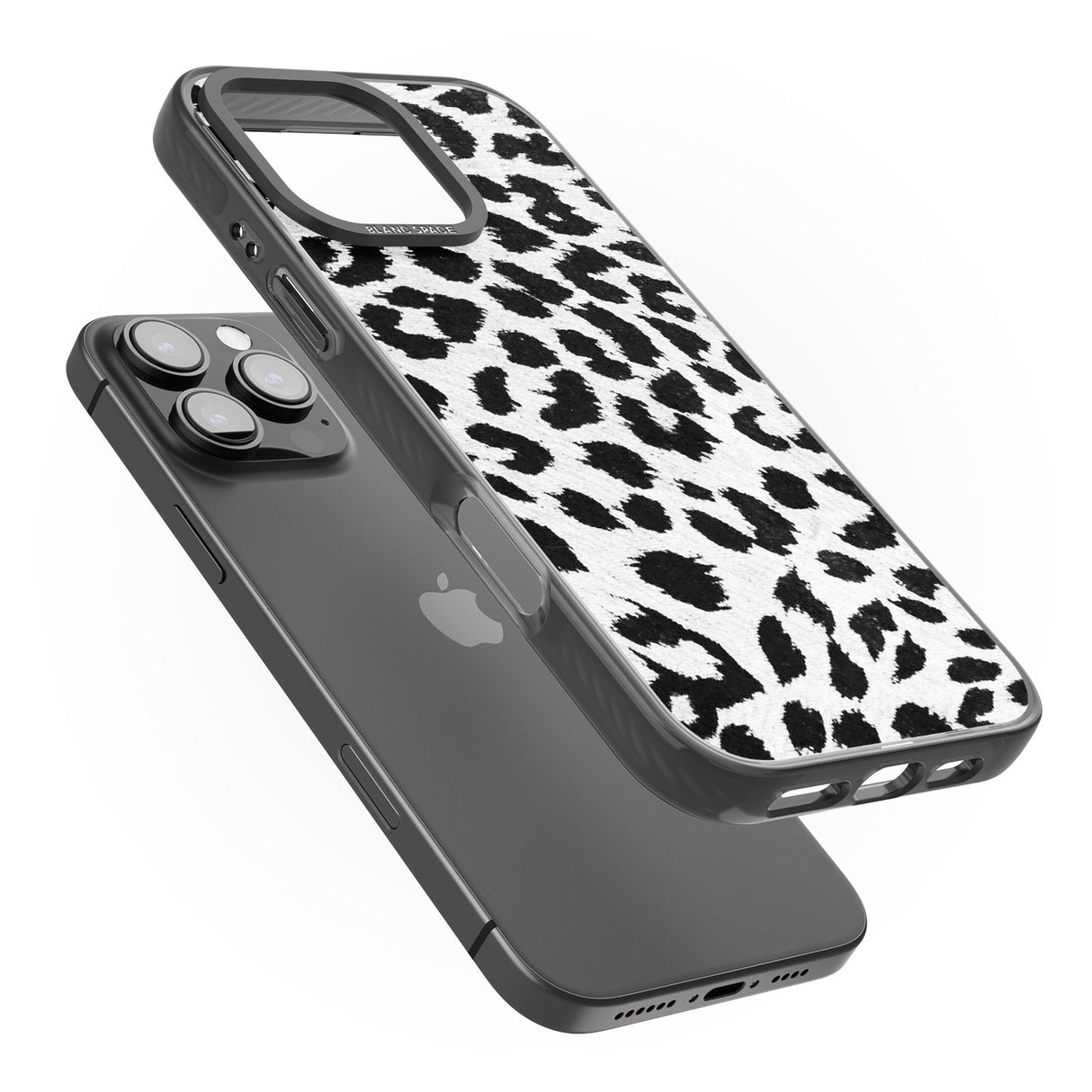 iPhone 16 Pro Max Rar Leopard Print White Black Impact Phone Case