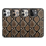 iPhone 16 Pro Max Snakeskin Black Impact Phone Case