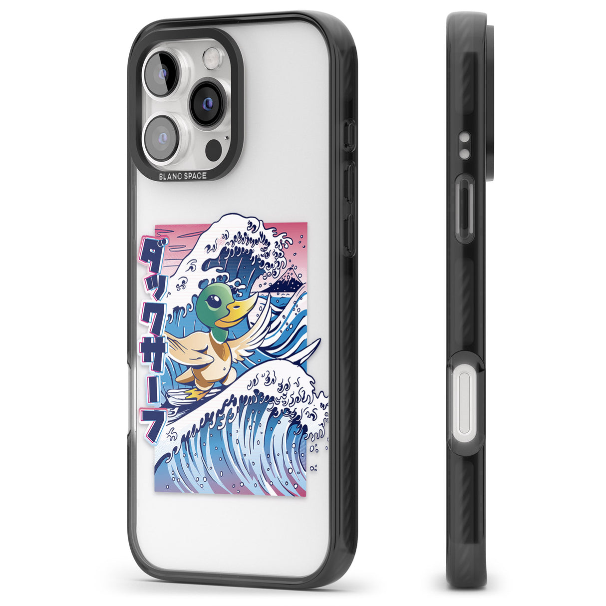 iPhone 16 Pro Max Duck Surf Black Impact Phone Case