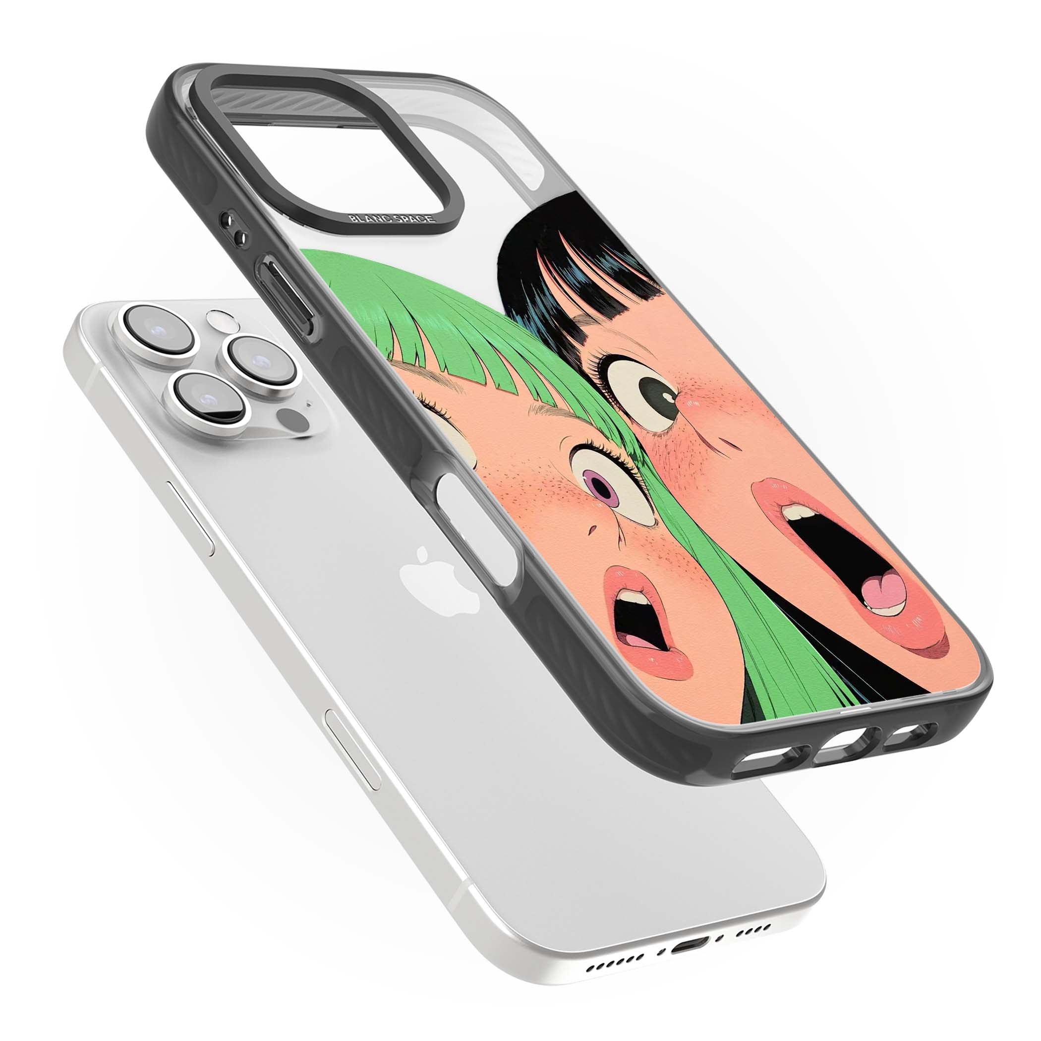 Gasp for her iPhone case | Black Impact case for iPhone 16 Pro, iPhone 16 Pro Max