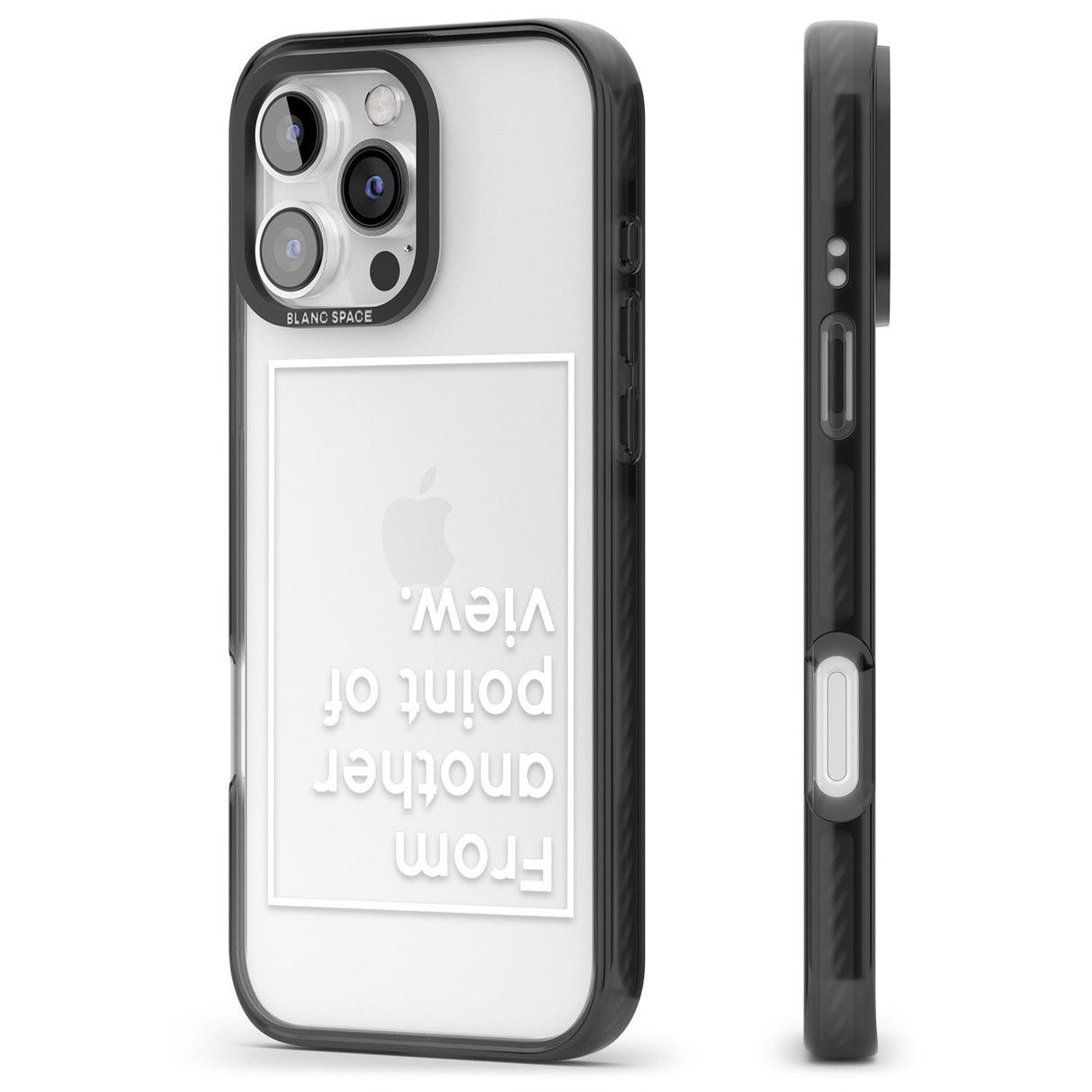 iPhone 16 Pro Max Another Point of View (White) Black Impact Phone Case