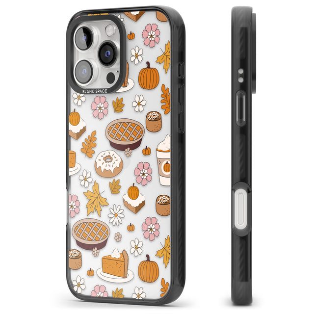 Pumpkin Pie & Autumn Treats Black Impact Phone Case for iPhone 16 Pro, iPhone 16 Pro Max