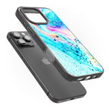 iPhone 16 Pro Max Ocean White Bath Bomb Black Impact Phone Case