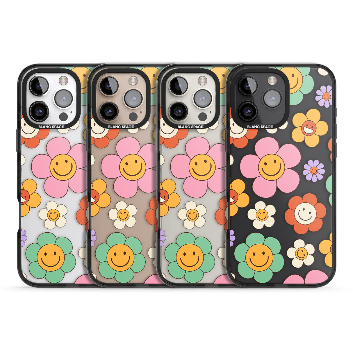 iPhone 16 Happy Blossoms Clear Impact Phone Case