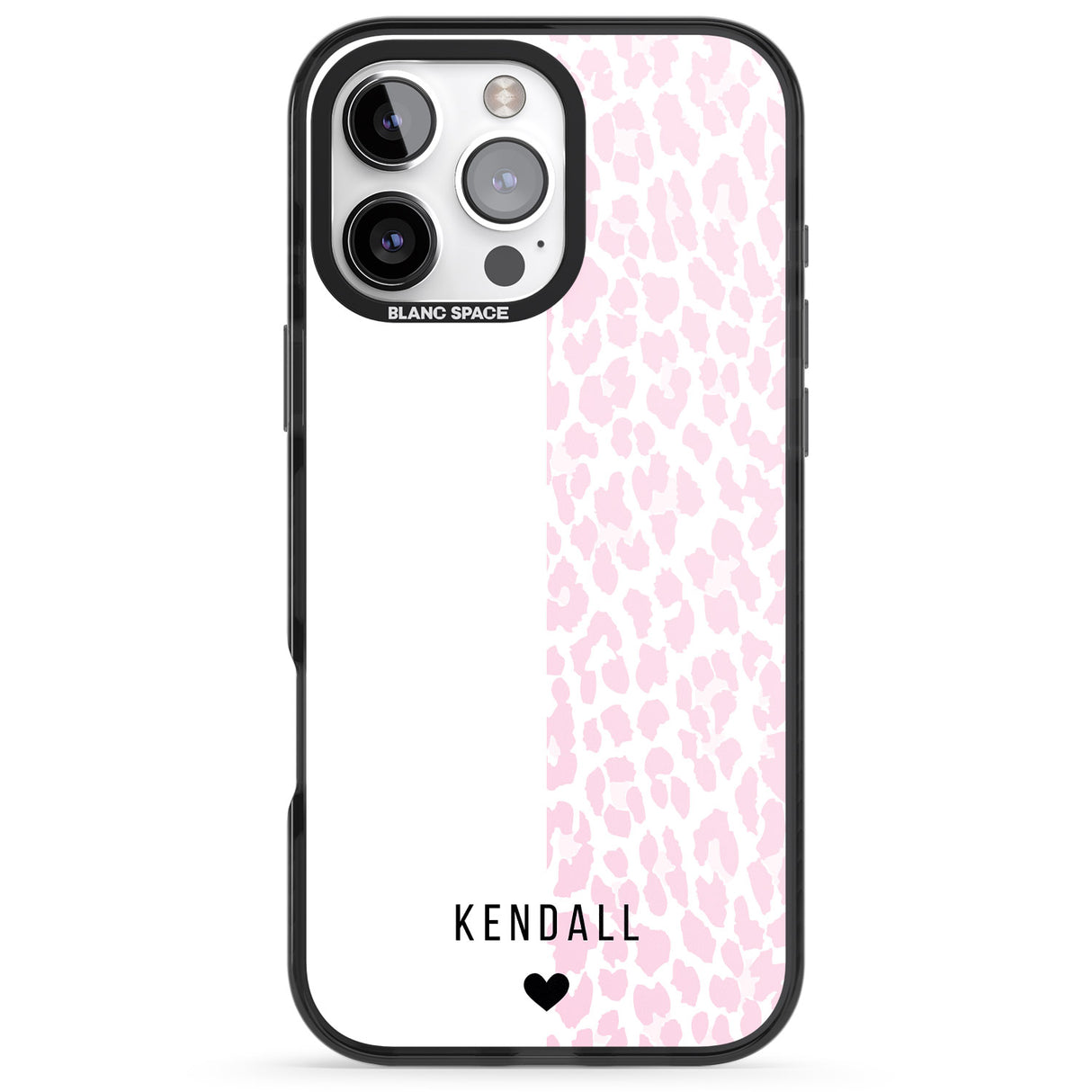 Personalised Pink & White Leopard Spots