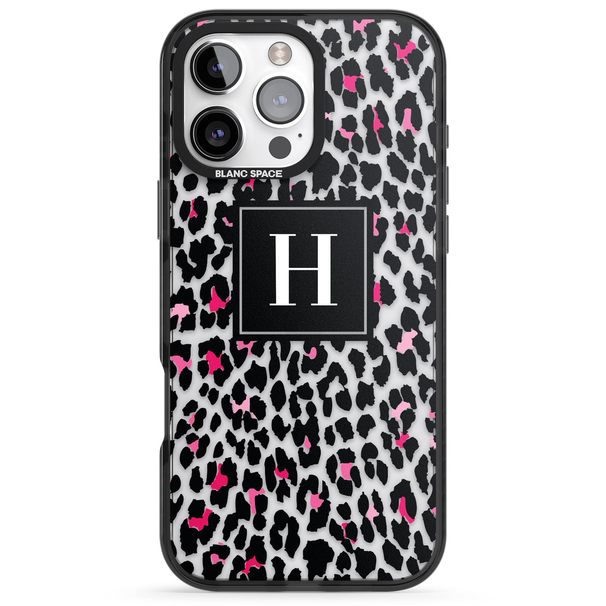 Personalised Pink Monogram Leopard Spots