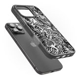 iPhone 16 Pro Max Personalised Chinese Tiger Pattern Black Impact Phone Case