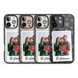 Personalised Snowflake Photo Black Impact Phone Case for iPhone 16 Pro, iPhone 16 Pro Max