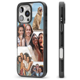 iPhone 16 Pro Max Personalised Beehive Photo Grid Black Impact Phone Case