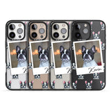 iPhone 16 Pro Max Personalised French Bulldog, Black & White - Dog Photo Black Impact Phone Case