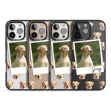 iPhone 16 Pro Max Personalised Labrador, Tan - Dog Photo Black Impact Phone Case