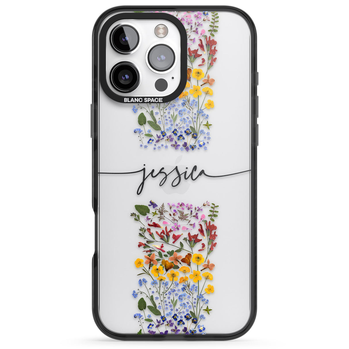 Personalised Wildflower Floral Stripe Personalised