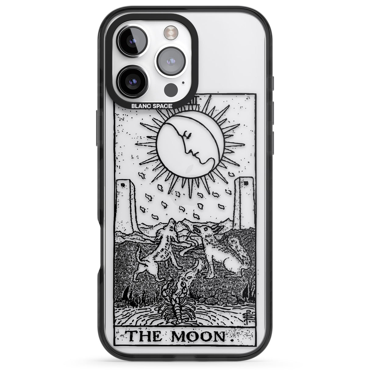 Personalised The Moon Tarot Card - Transparent