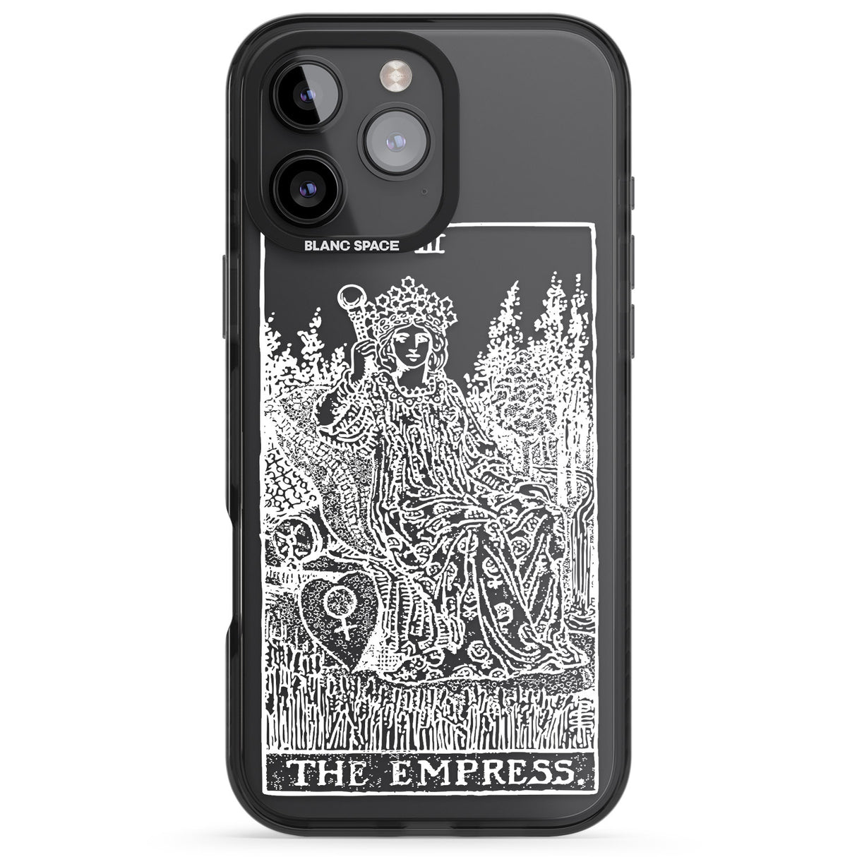 Personalised The Empress Tarot Card - White Transparent