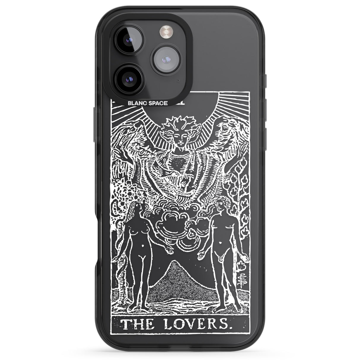 Personalised The Lovers Tarot Card - White Transparent