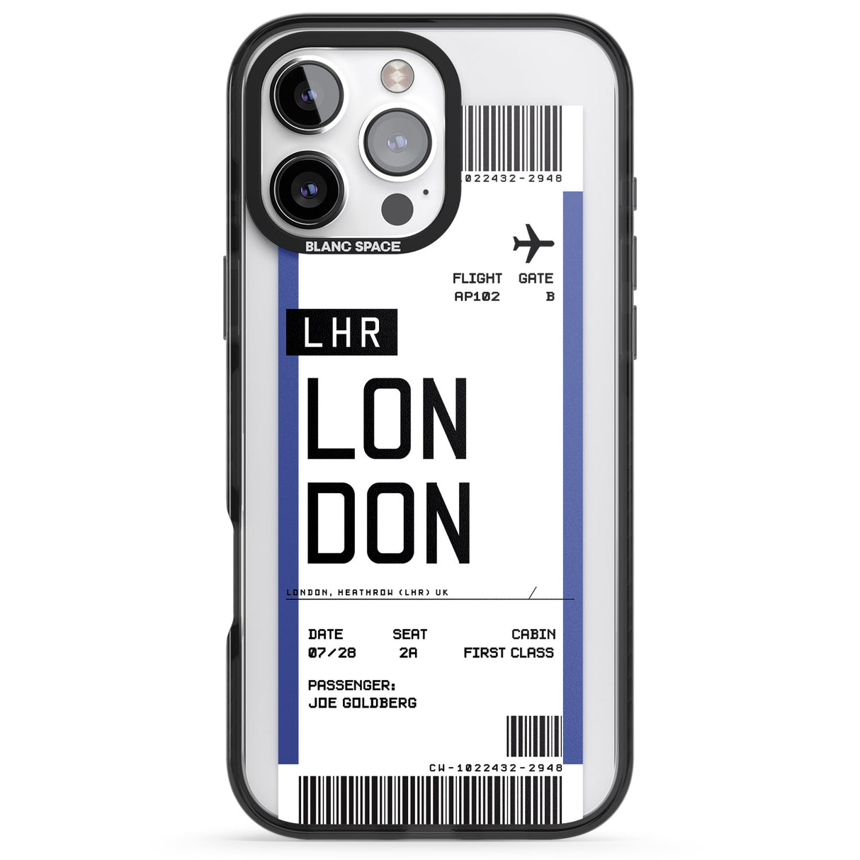 Personalised London Boarding Pass