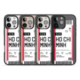 iPhone 16 Pro Max Personalised Ho Chi Minh City Boarding Pass Black Impact Phone Case