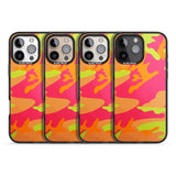 iPhone 16 Pro Max Neon Camo Black Impact Phone Case