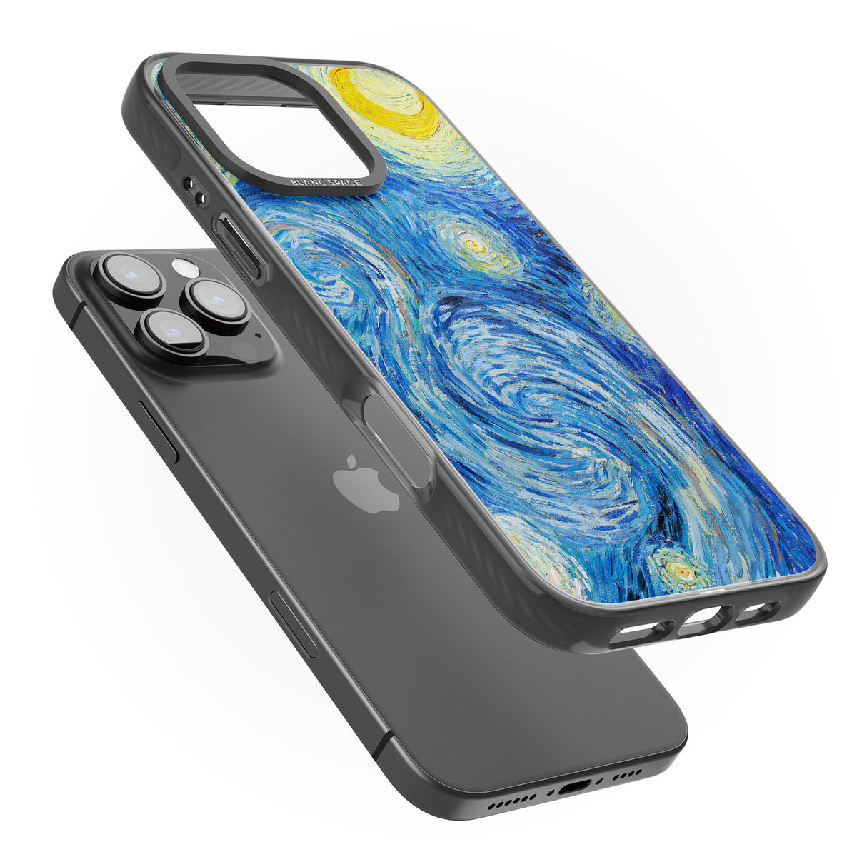 iPhone 16 Pro Max The Starry Night by Vincent Van Gogh Black Impact Phone Case