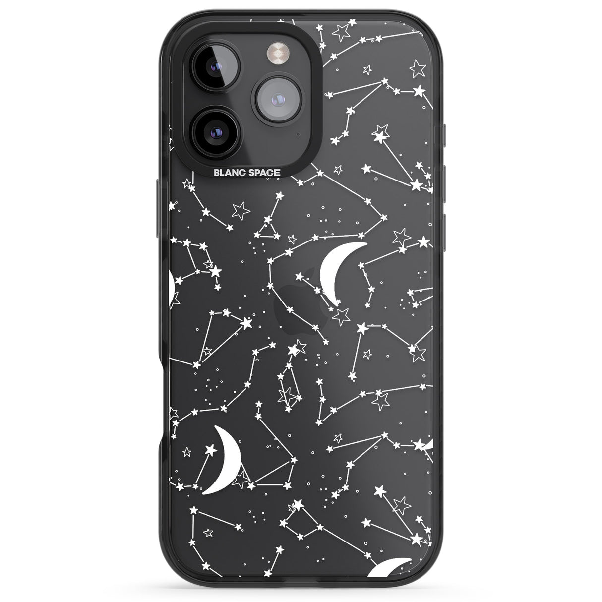 iPhone 16 Pro Max White Constellations Black Impact Phone Case